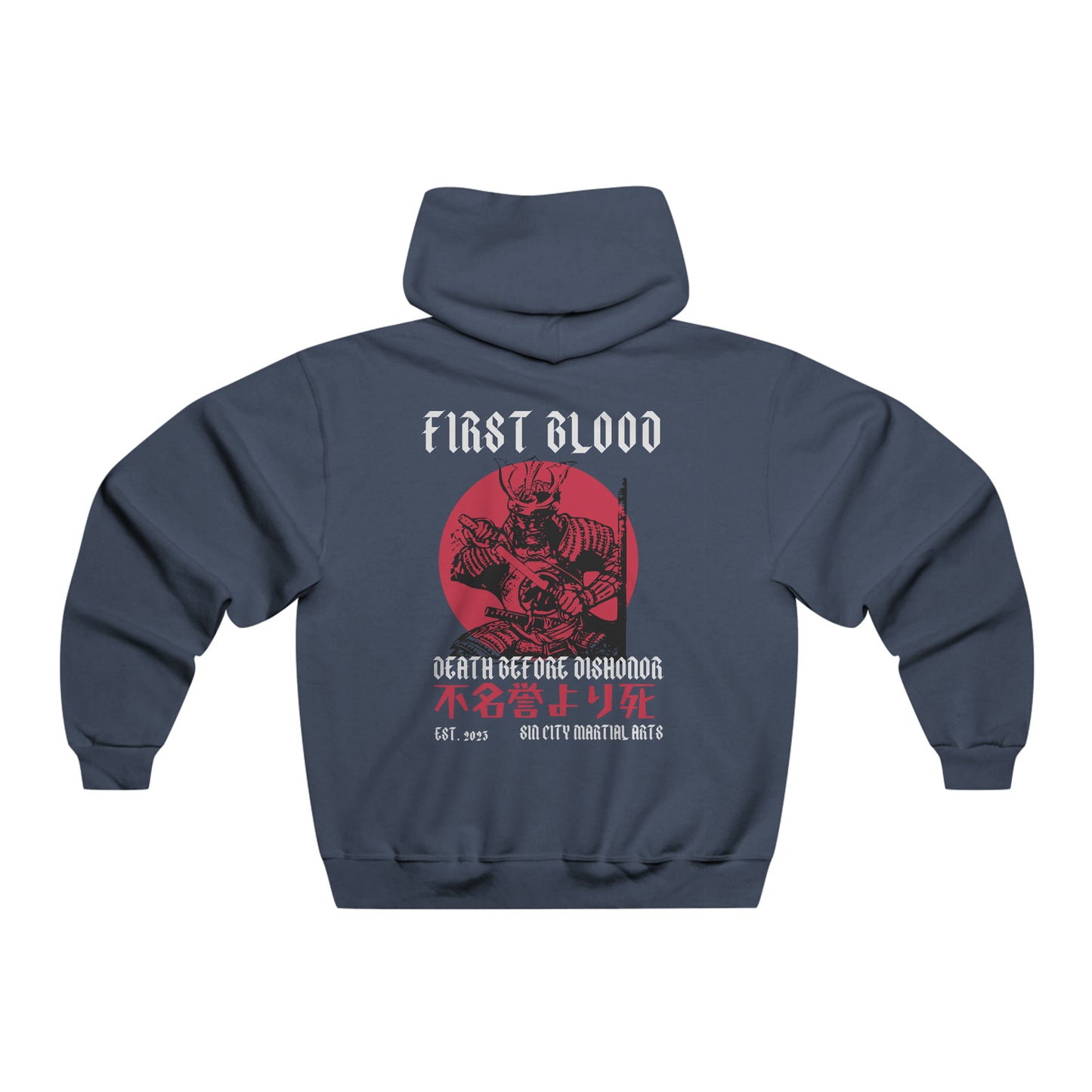 First Blood Fight Gear: Death Before Dishonor Samurai Hoodie