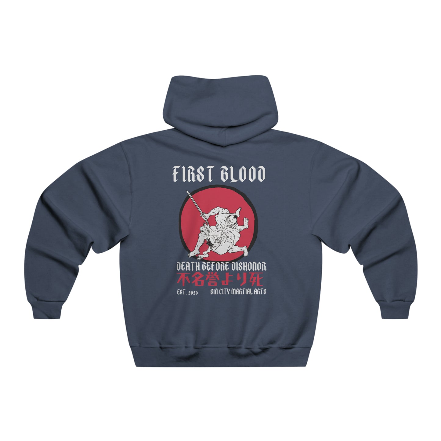 First Blood Fight Gear: Death Before Dishonor Samurai Duel Hoodie