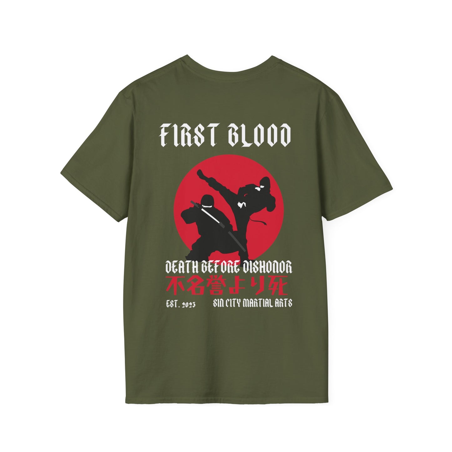 First Blood Fight Gear Collection II: Death Before Dishonor Vintage T-Shirt