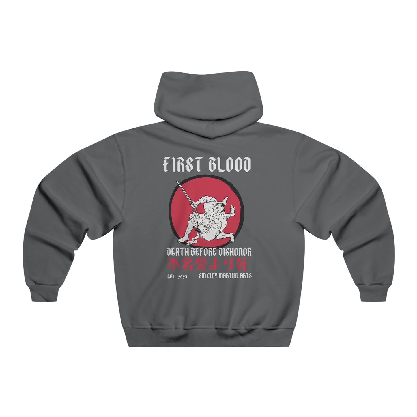 First Blood Fight Gear: Death Before Dishonor Samurai Duel Hoodie