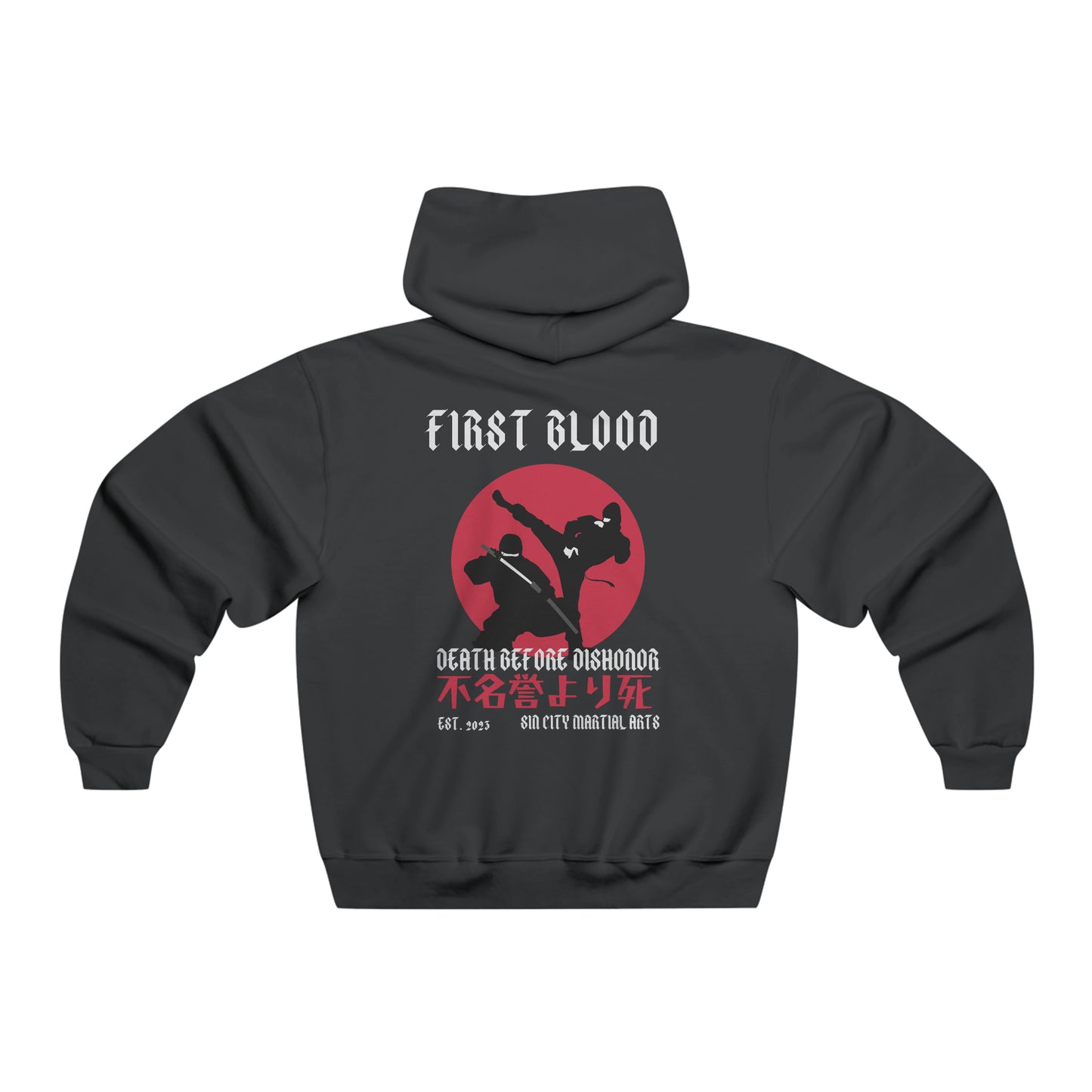 First Blood Fight Gear: Death Before Dishonor Ninja Hoodie