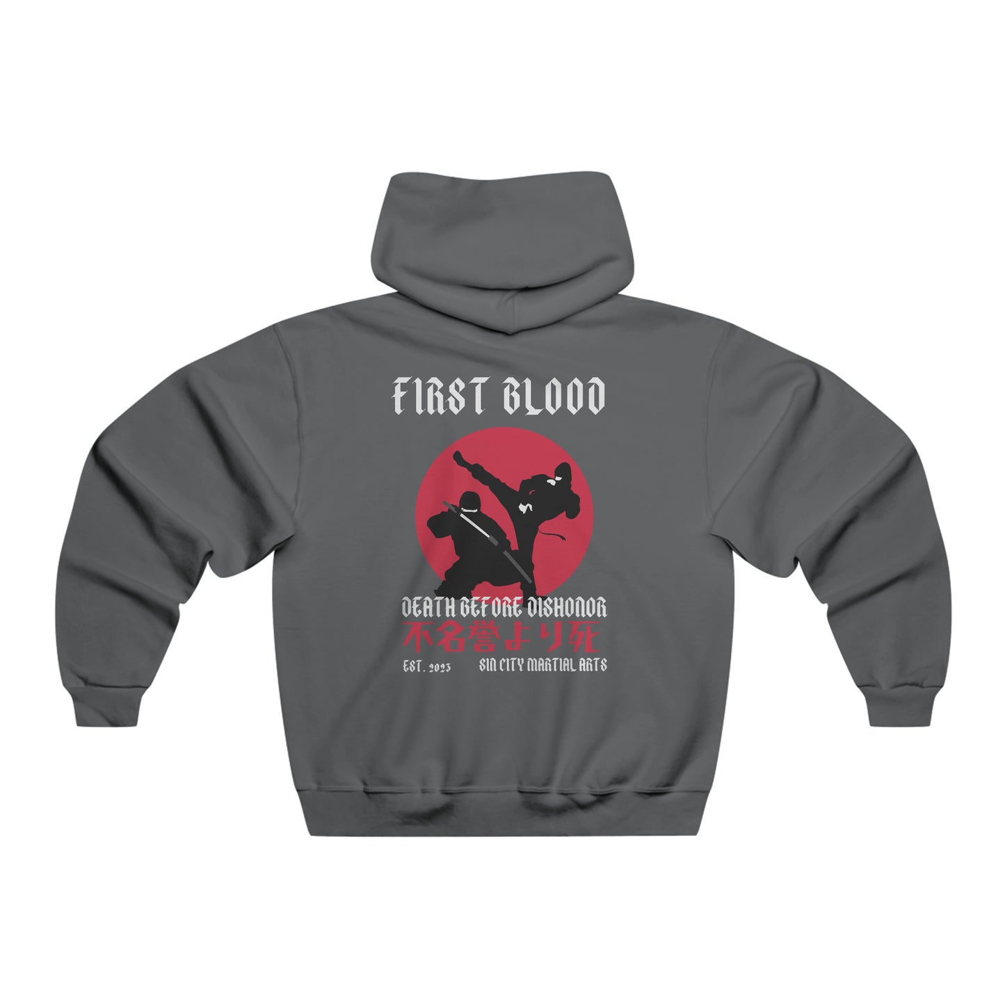 First Blood Fight Gear: Death Before Dishonor Ninja Hoodie