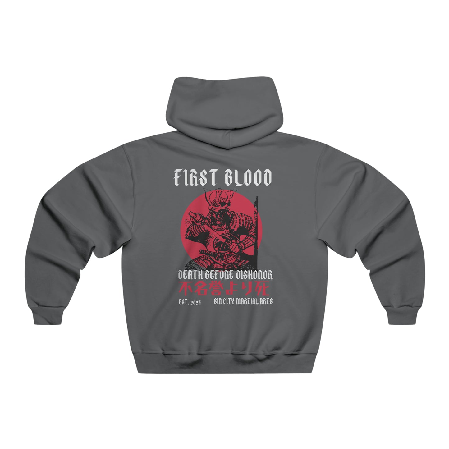 First Blood Fight Gear: Death Before Dishonor Samurai Hoodie