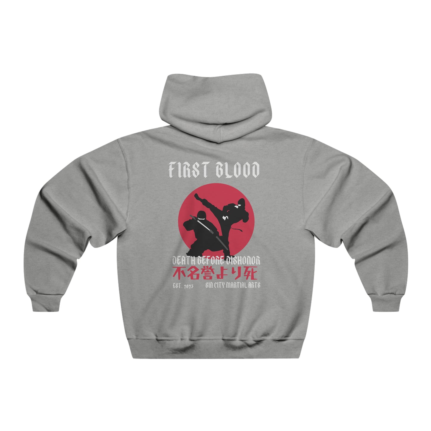 First Blood Fight Gear: Death Before Dishonor Ninja Hoodie