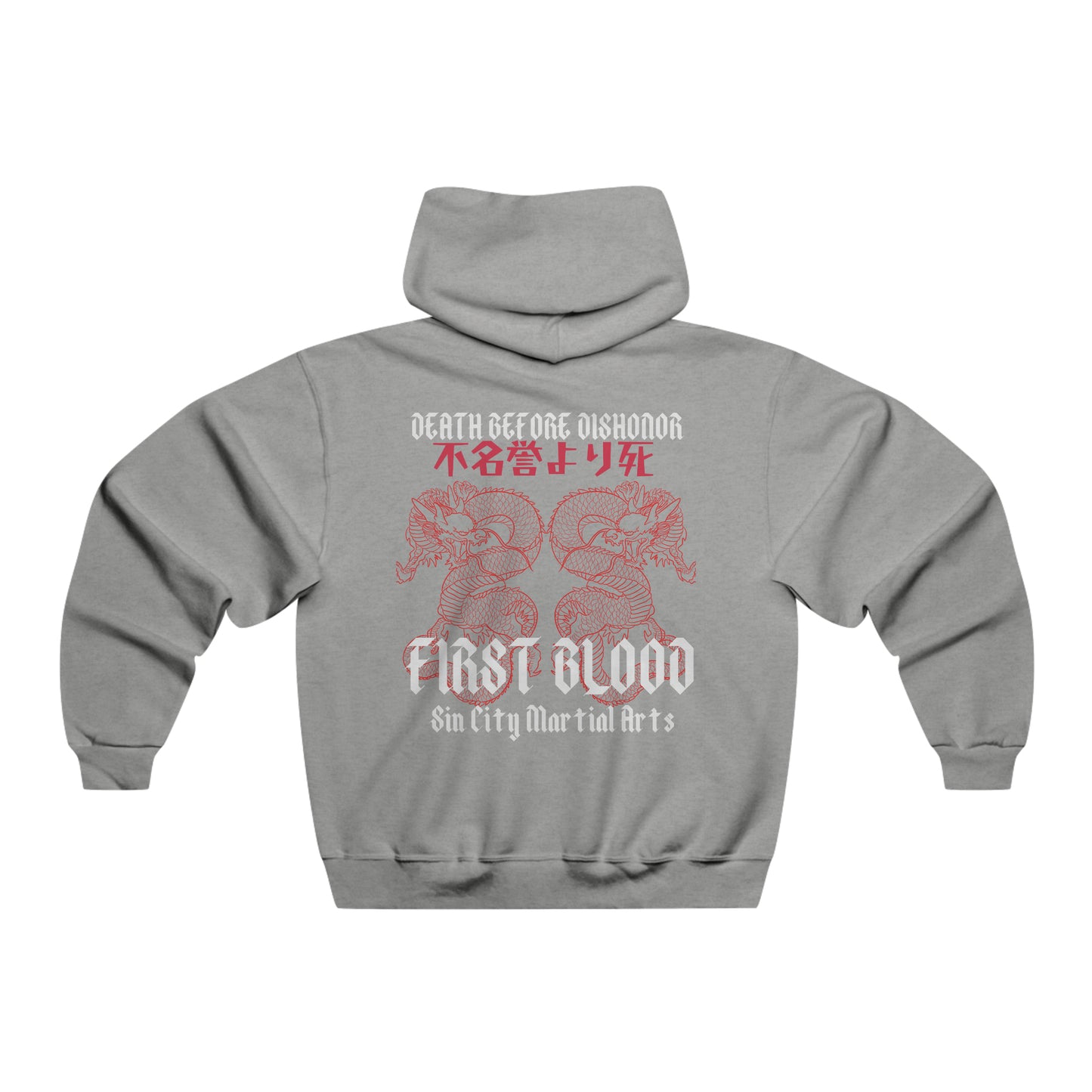 First Blood Fight Gear: Death Before Dishonor Dragon Hoodie