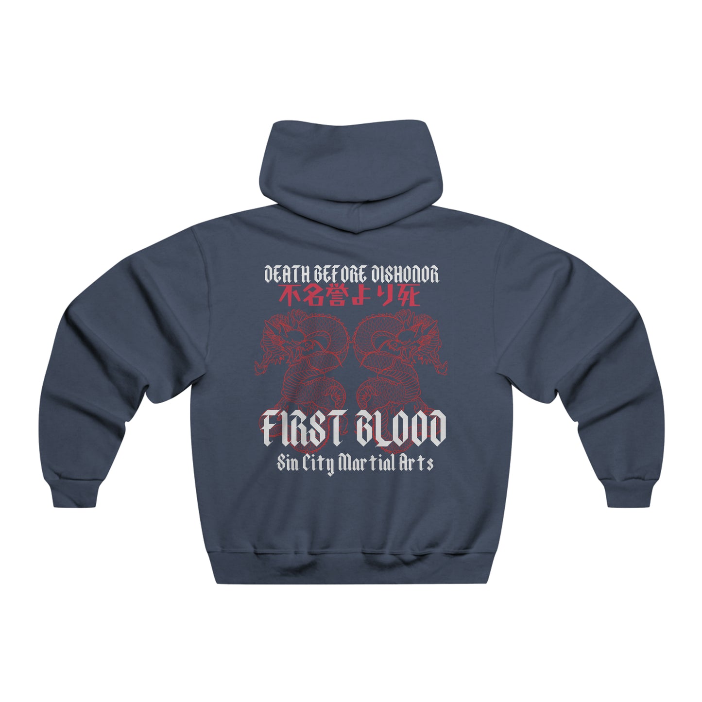 First Blood Fight Gear: Death Before Dishonor Dragon Hoodie